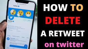 how to delete a retweet on twitter