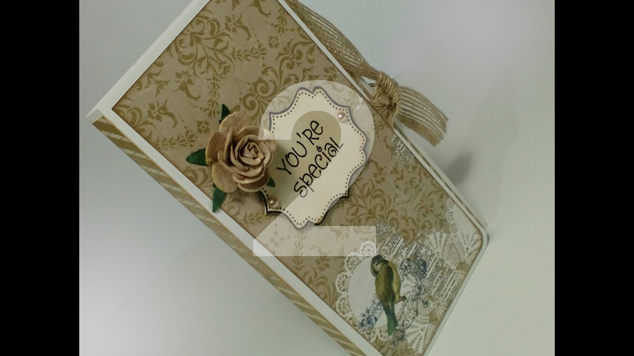 Tutorial - Scrapbook Mini Album 