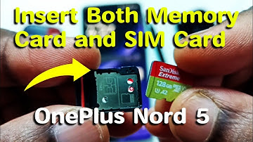 OnePlus Nord 5 | How to Insert Both SIM Cards and Memory Card