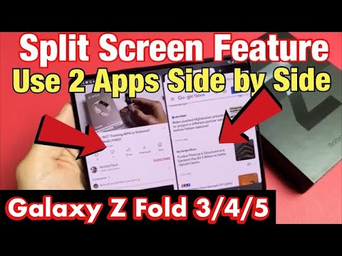 Galaxy Z Fold 3: How Use Split Screen (Use 2 Apps Side by Side)