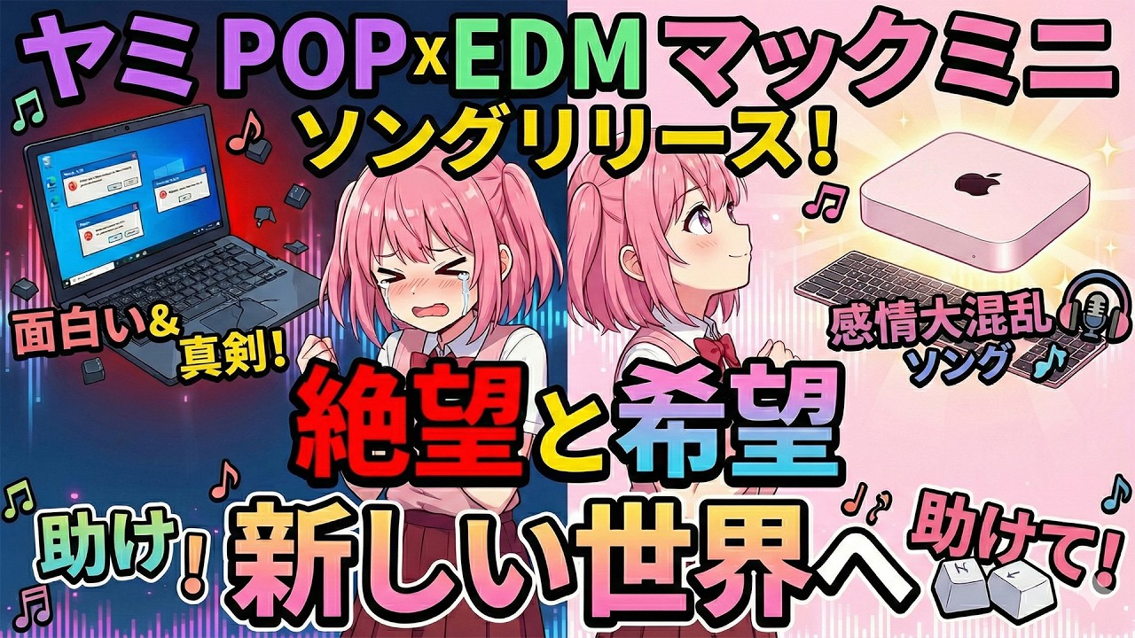 【オリジナル曲】銀色の箱 - WindowsからMacに乗り換えて絶望した人の歌【アニメMV】