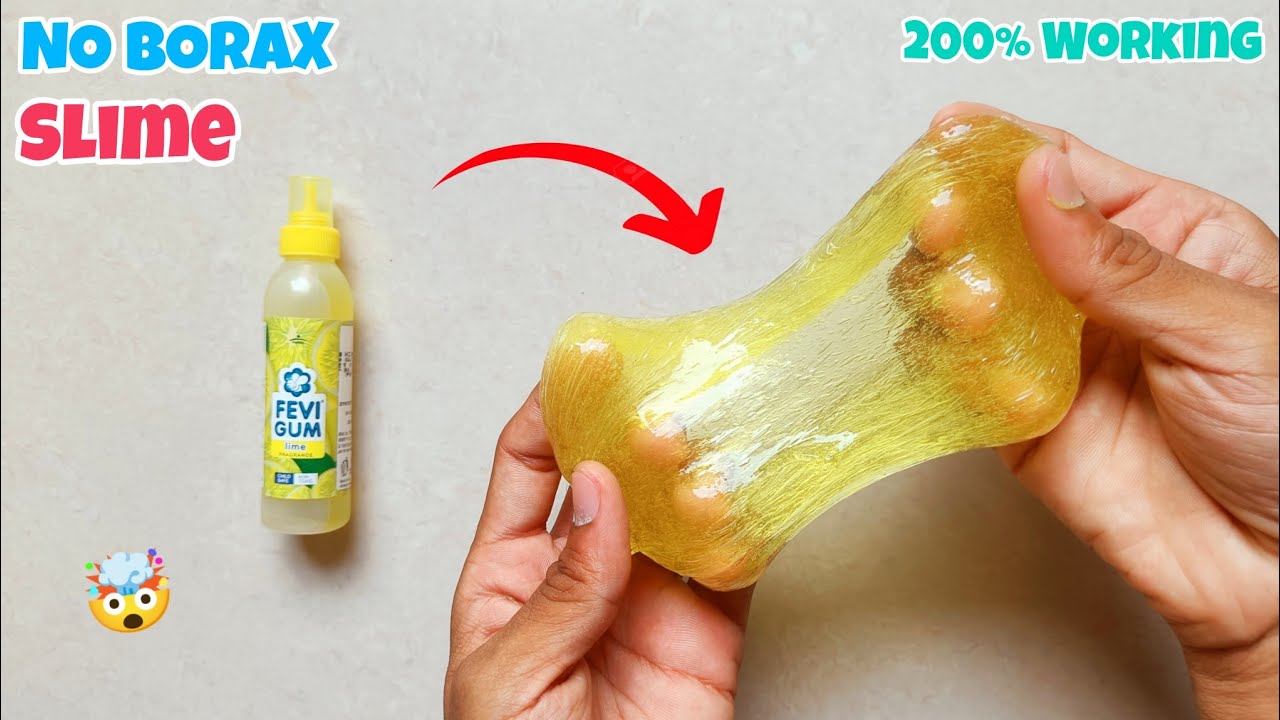 HOMEMADE SLIME 😍 IN 2 MINUTES 🤯 FEVIGUM GLUE SLIME 🚫 NO BORAX SLIME 😱 How To Make Slime 