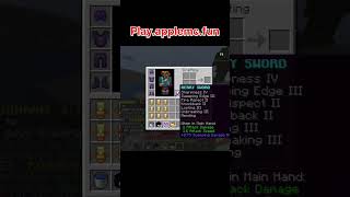 Revealing The Deadliest Armour of Apple Mc #minecraftshorts #minecraftsurvival#minecraft