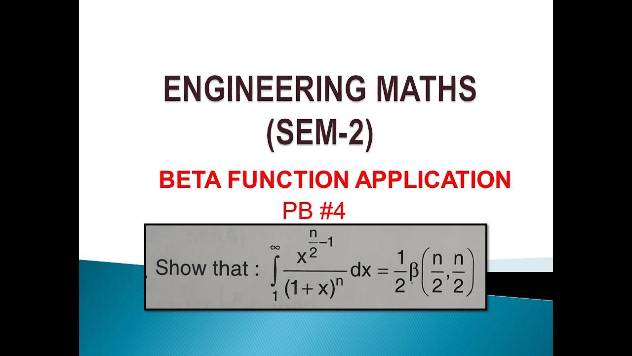 Beta Function Applications