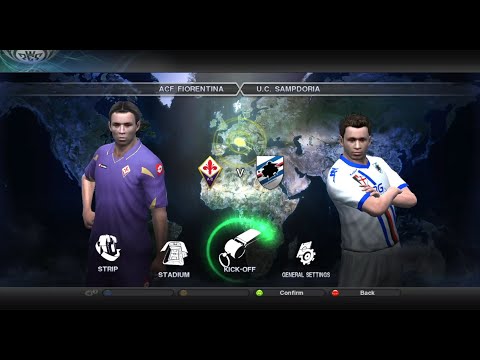 PES 2011 ACF Fiorentina Vs U C Sampdoria 