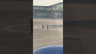Ground Crews Come To Bid Farewell hnd ua804 Hndiad
