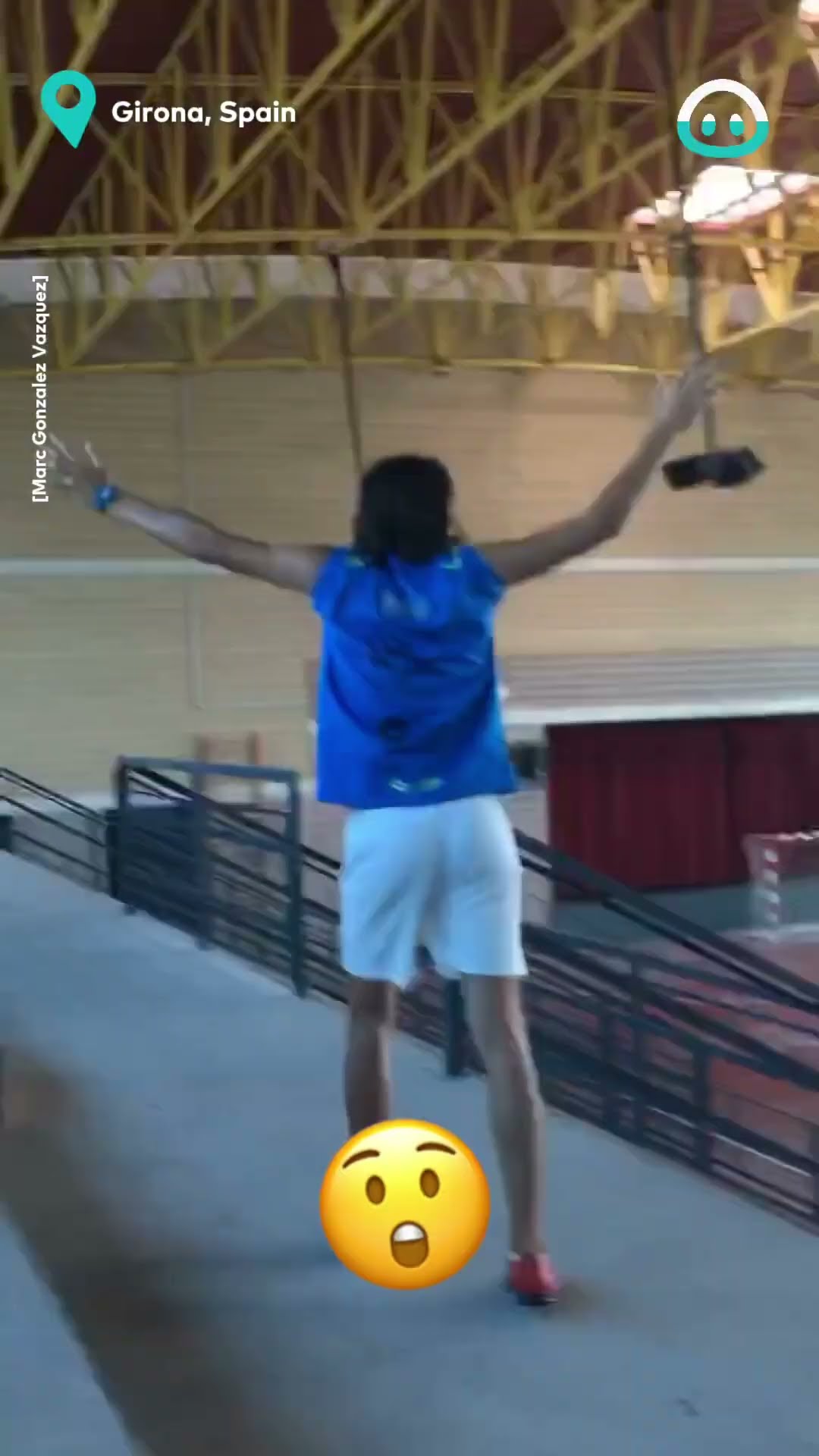 Impressive Football Basketball Trick Shot || ViralHog
