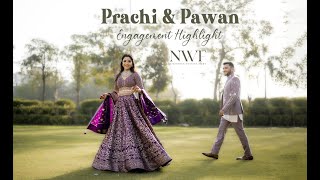 Prachi & Pawan || Engagement || Highlight || Nimantran Wedding films || Modasa