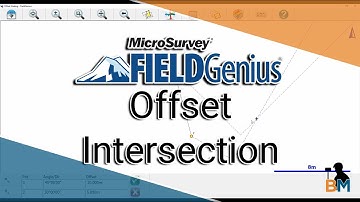 MicroSurvey FieldGenius How To: Offset Intersection | Bench Mark