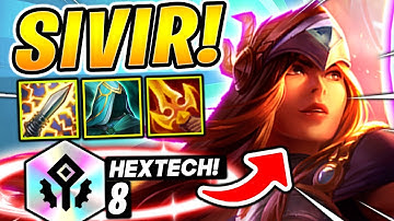 *8 HEXTECH SIVIR! (TOP 4 STRATEGY)* - TFT SET 6.5 Guide Teamfight Tactics BEST Comps 12.4 Patch Meta