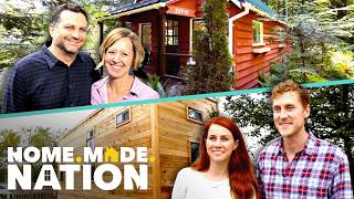 An Outdoorsy Couple Searches for Their Tiny Hideaway | Full Episode Marathon | Tiny House Hunting