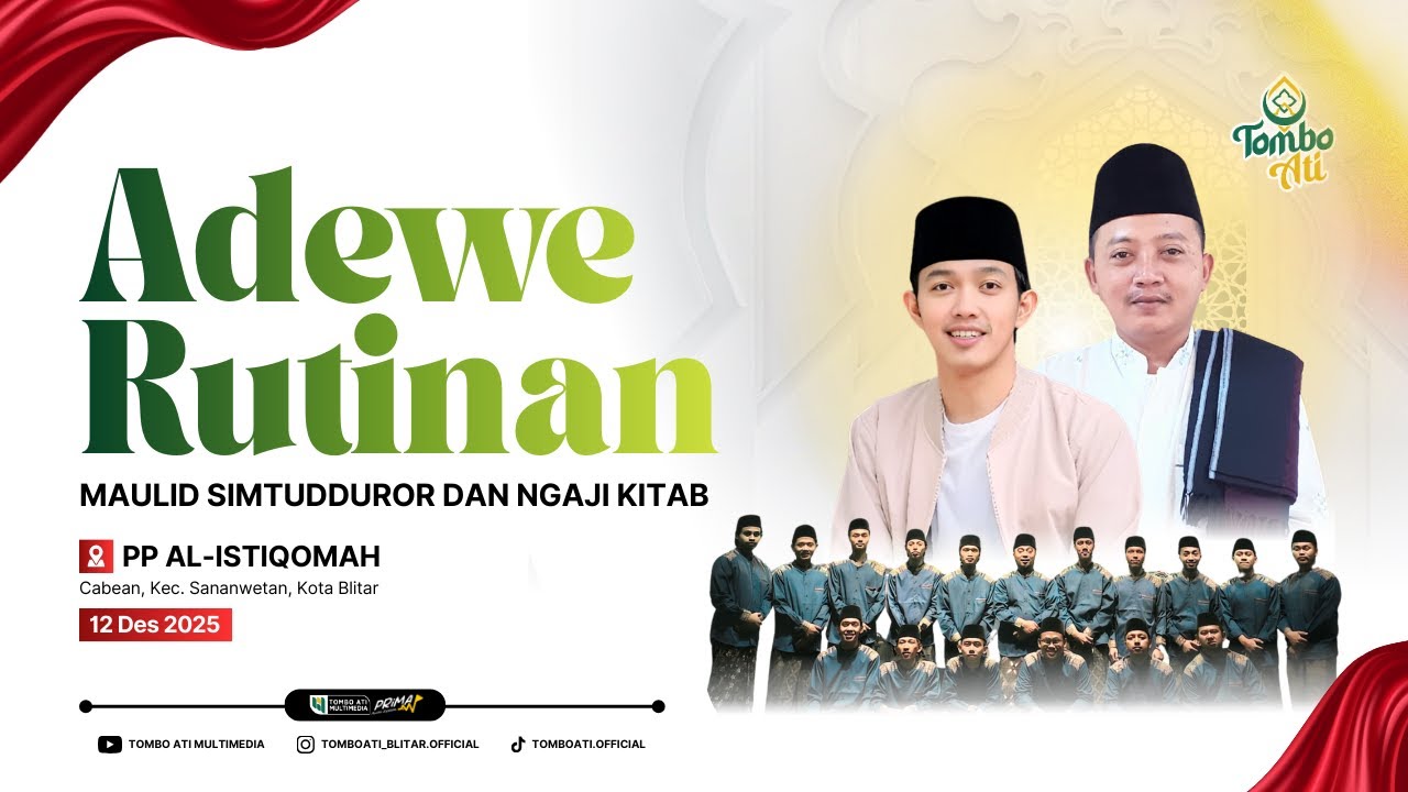[LIVE] Rutinan Maulid Simtudduror Majelis Tombo Ati Feat Mas Farid And Friends