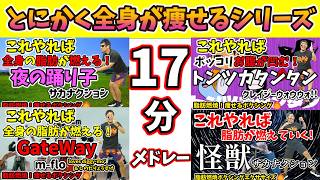 【17分 ポッコリお腹解消ボクシング🔥】最新ヒット曲に合わせた有酸素運動でダイエット成功者続出‼  サカナクション クレイジーウォウウォ!! m-flo 【痩せるダンス ボクササイズ 】
