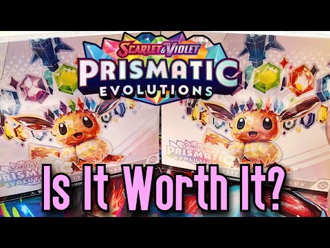 Prismatic Evolutions Elite Trainer Box Opening! Pokemon TCG Review