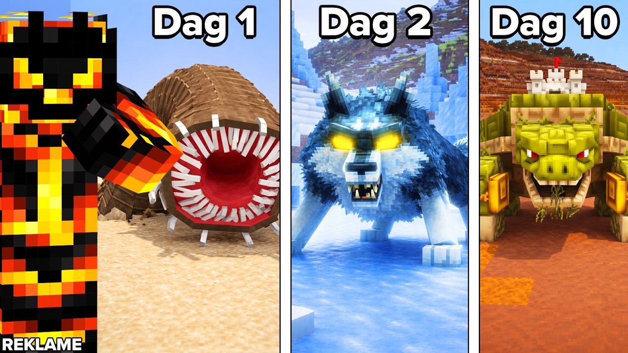 Jeg Besejrede Alle Bosser I Minecraft!