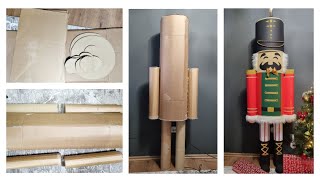 DIY life size Nutcracker/ Toy Soldiers – from Cardboard
