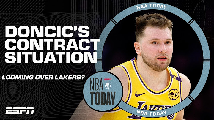 How Luka Doncic's contract situation could 'LOOM LIKE A BLACK CLOUD' over the Lakers 😧 | NBA Today