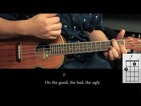 Never Shout Never - Happy UKULELE Tutorial (HD)