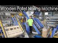 How does European Wooden Pallet Nailing Machine Work?