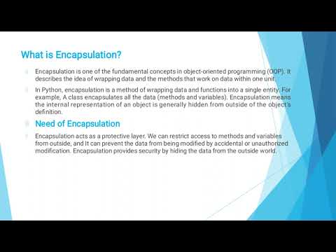 Unit 5/Encapsulation/ Polymorphism