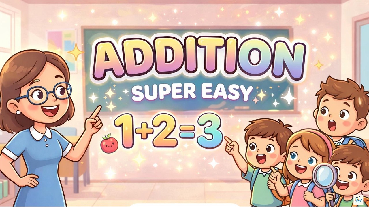 basic math for beginners | learn how to add | no... Addition for Kids 🧮 | Learn Addition Super Easy 😍 | Math for Beginners ...