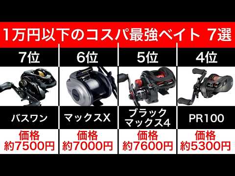 2026年最新】おすすめで低価格帯・エントリーモデルのベイトリール