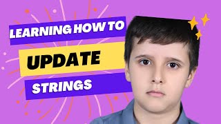 updating strings in python