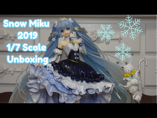 その他  Miku 2019  Princess Ver. 1/7 Snow Miku 2019 Snow Princess Ver 1/7 Scale Figure UNBOXING - Good