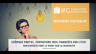 Chômage partiel, formations 100% financées par lEtat