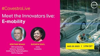 Meet the Innovators live: E-mobility | Covestro