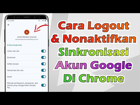 Cara Logout dan Nonaktifkan Sinkronisasi Akun Google Di Chrome
