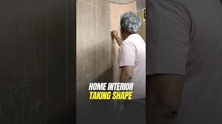 Home Interior Work in Progress | Modern Interior Design | Focus Design Studio #shorts