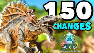 150 Changes In Ark Survival Ascended!