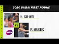 Hsieh Su-wei vs. Petra Martic | 2020 Dubai First Round | WTA Highlights