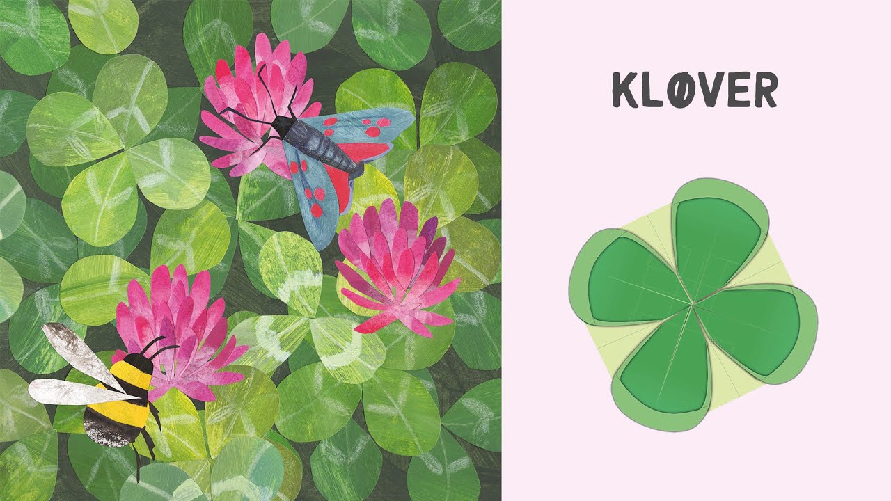 Kløver - Blomster origami