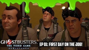 GHOSTBUSTERS THE VIDEO GAME (REMASTERED) Gameplay Walkthrough Part 1 - FIRST DAY ON THE JOB