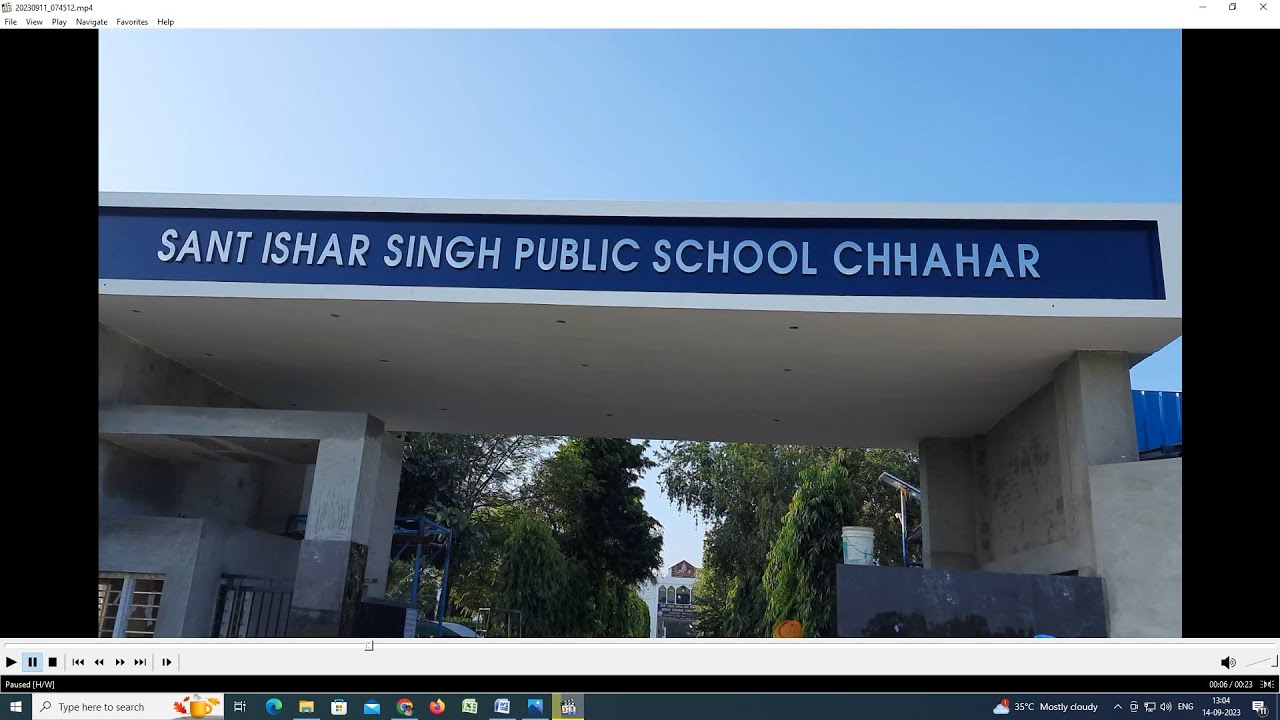 SANT ISHAR SINGH PUBLIC SCHOOL CHHAHAR (SEP,2023)