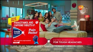 Crocin Pain Relief - Extra Strength for Tough Headaches - FR