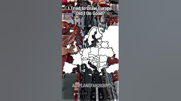 I Tried to Draw Europe. Did I Do Good? #mapping #geography #shorts