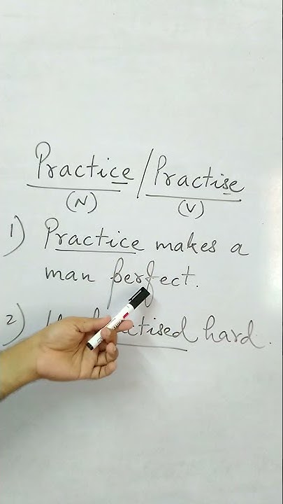 Practice vs Practise / Difference between Practice and practise / # ...