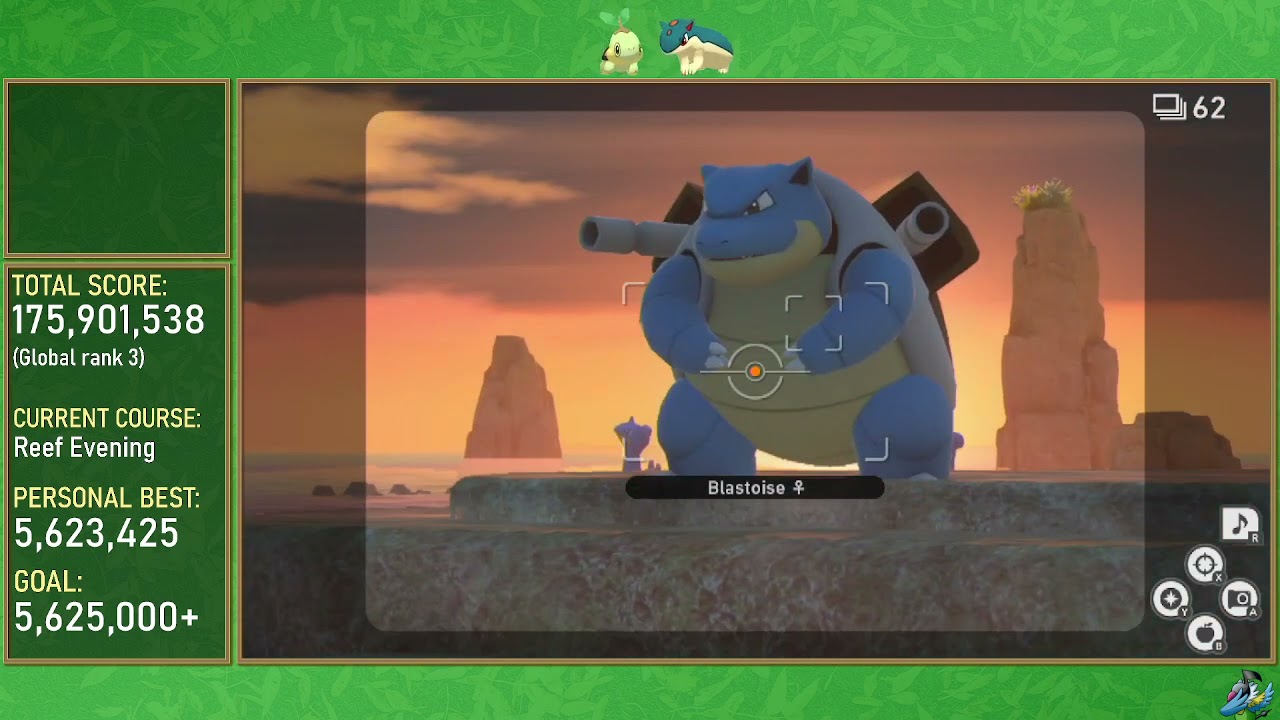 Reef Evening Course Score: 5,640,090 - New Pokemon Snap