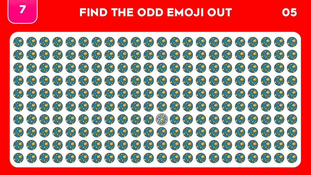 Find The Odd Emoji Out | Emoji Quiz