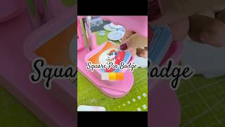 Square pins that never go out of style ⬜️🟨🟧 #smallbusiness #craft #badge #myanmar #craft