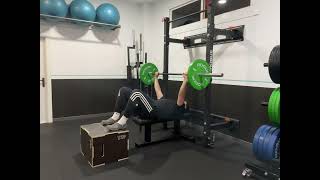Hook Lying Barbell Bench Press