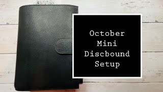 October HP Mini Discbound Setup
