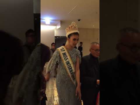 kevin liliana after being crowned as international miss 2017