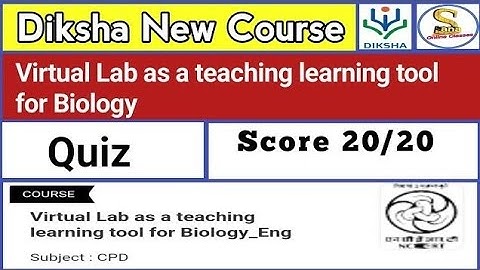 Virtual Lab as a teaching learning tool for Biology Quiz Answers | #cbse #ncert