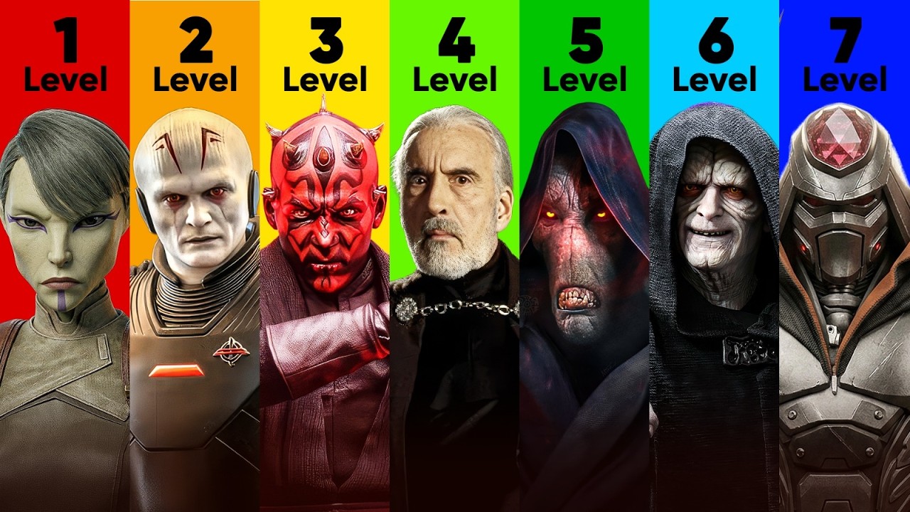 The 7 Ranks of the Sith Explained!
