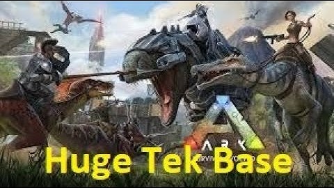 ARK Survival Evolved - Huge Tek Base - Under Water Base - Part #4