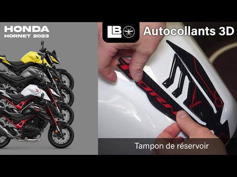 Protection Adhésive 3D pour Réservoir Moto Honda, Transparent, 19